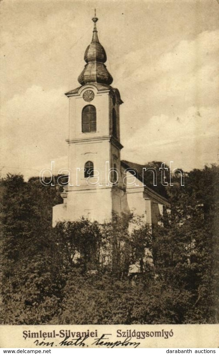 T2/T3 1928 Szilágysomlyó, Simleu Silvaniei; Római Katolikus Templom / Church  (EK) - Ohne Zuordnung
