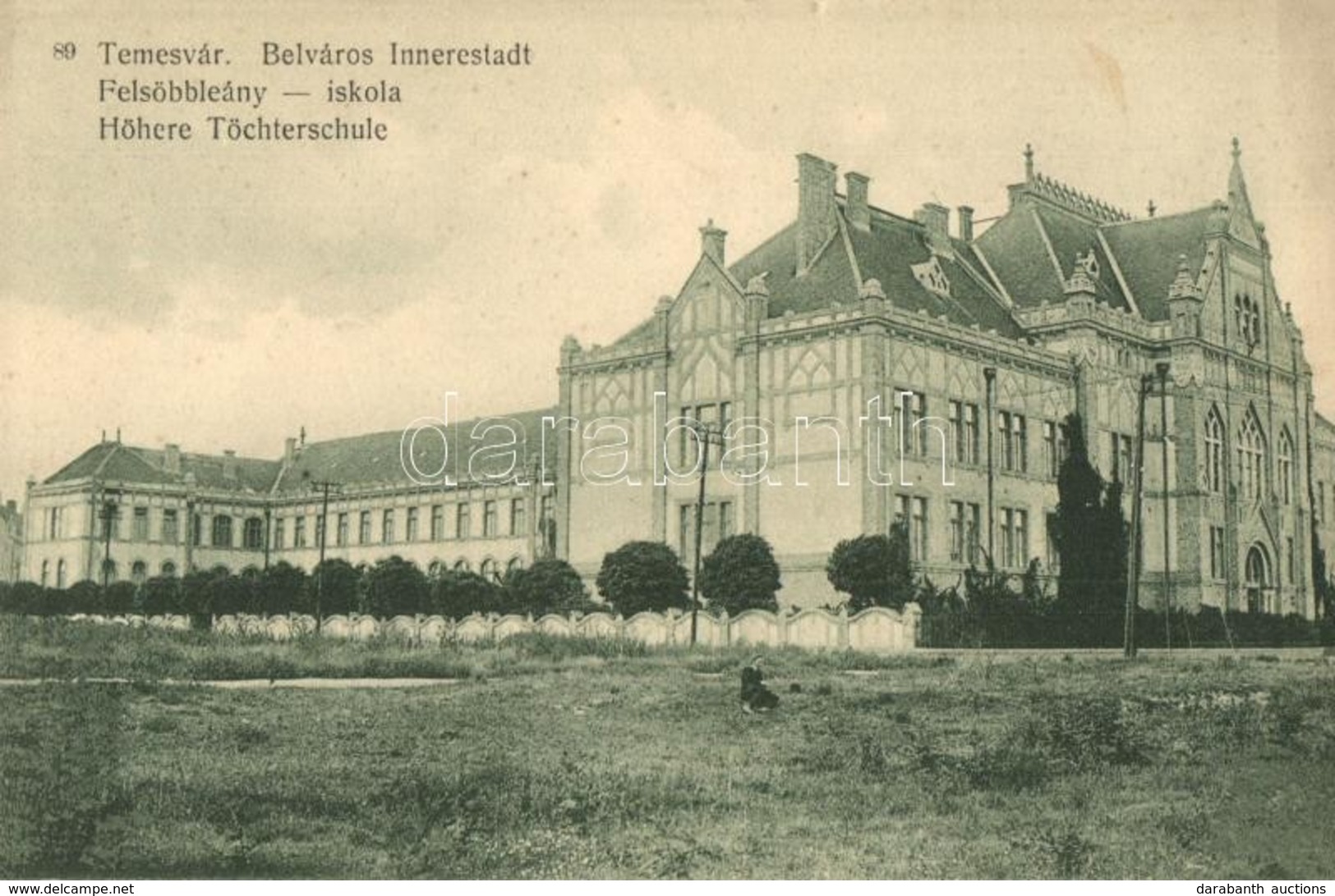 ** T1 Temesvár, Timisoara; Belváros, Felsőbb Leányiskola / Innerestadt / Downtown, Girl School - Ohne Zuordnung