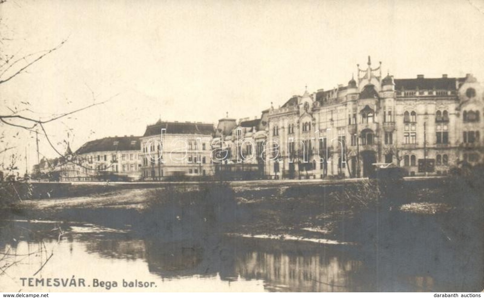 ** T1 Temesvár, Timisoara; Bega Balsor / River Bank, Photo - Ohne Zuordnung