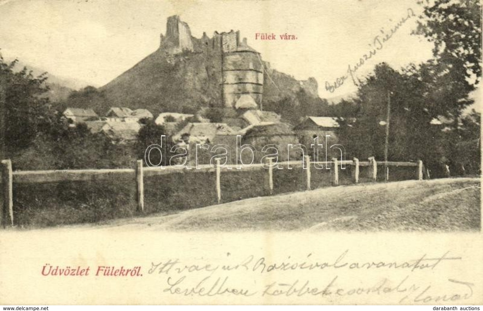 T2 1905 Fülek, Filakovo; Vár / Castle - Sonstige & Ohne Zuordnung