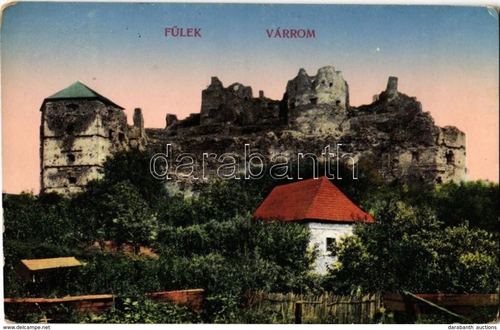 T2/T3 Fülek, Filakovo; Vár. Krämer Jeremiás Kiadása / Filakovsky Hrad / Castle (EK) - Sonstige & Ohne Zuordnung