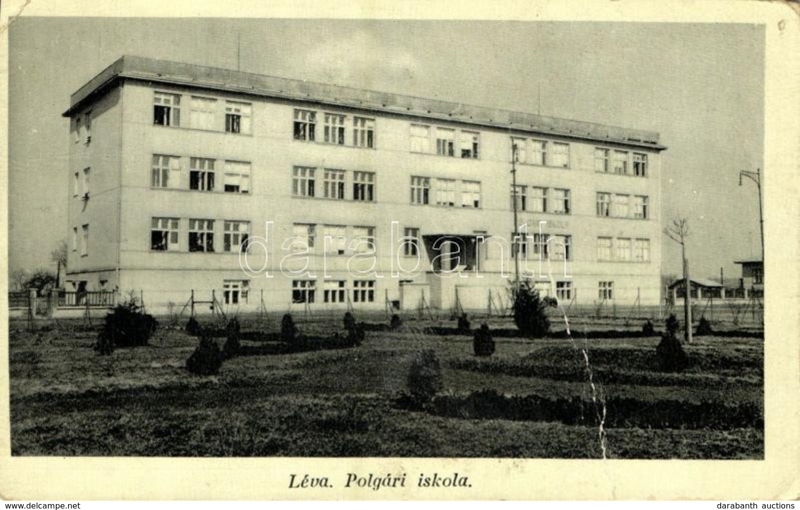 * T3 1941 Léva, Levice; Polgári Iskola. Foto Hajdu / School (EK) - Other & Unclassified