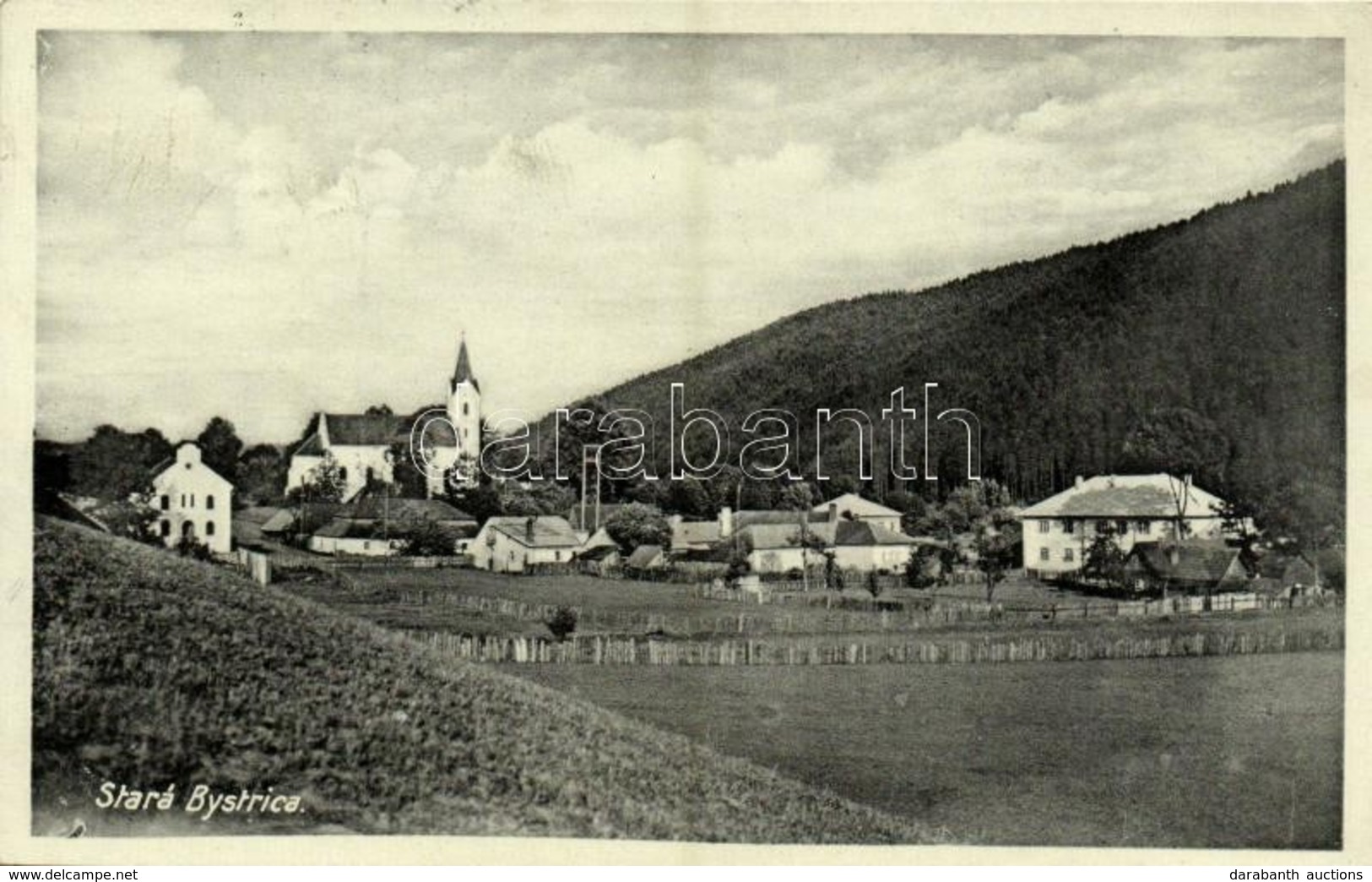 T2 1935 Óbeszterce, Stará Bystrica; Látkép, Templom, Zsinagóga. Kiadja G. Mestánek / General View With Church And Synago - Other & Unclassified