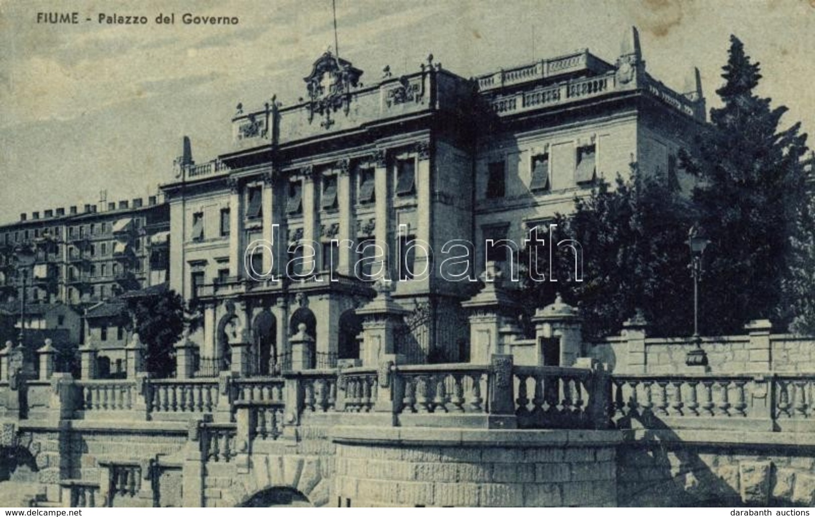 T2/T3 Fiume, Rijeka; Palazzo Del Governo / Governament Palace (EB) - Sonstige & Ohne Zuordnung