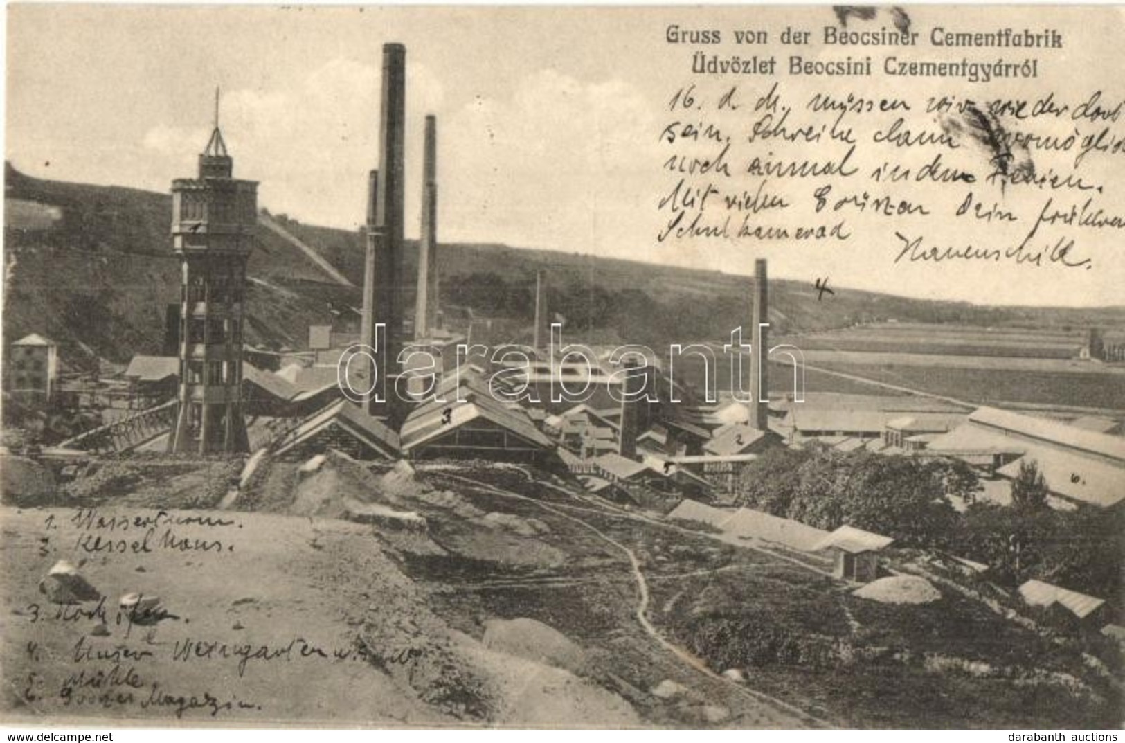 T2/T3 Belcsény, Beocsin, Beocin; Cementfabrik / Cementgyár / Cement Factory (EK) - Ohne Zuordnung