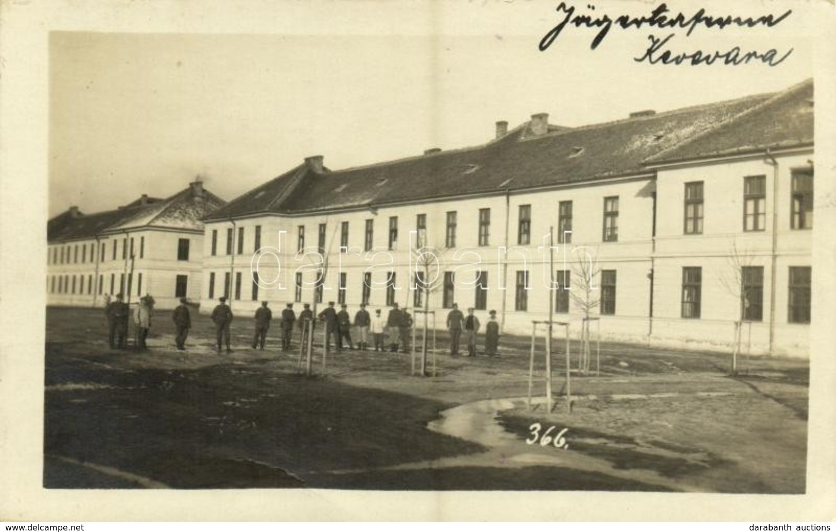 * T2 Kevevára, Temeskubin, Kovin; Vadászlaktanya / Jägerkaserne / K.u.k. Military Barracks. Photo - Ohne Zuordnung