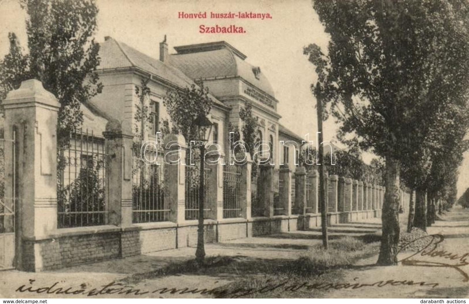 T2/T3 Szabadka, Honvéd Huszár Laktanya; Kiadja Vig Zsig. / Hussar Barracks (EK) - Unclassified