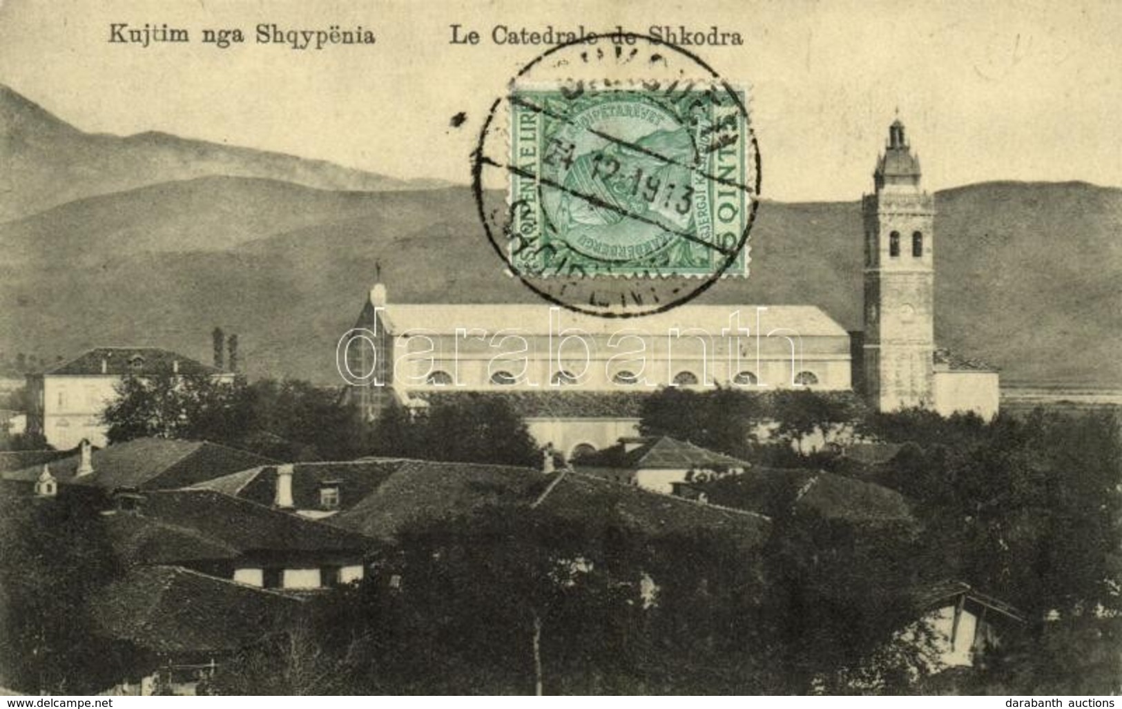 * T1/T2 1913 Shkoder, Shkodra, Skutari; Le Catedrale / Church - Other & Unclassified