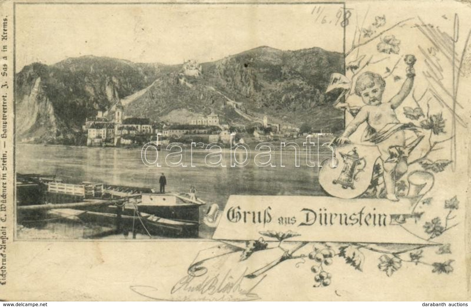 T2 1898 Dürnstein, Art Nouveau - Sonstige & Ohne Zuordnung