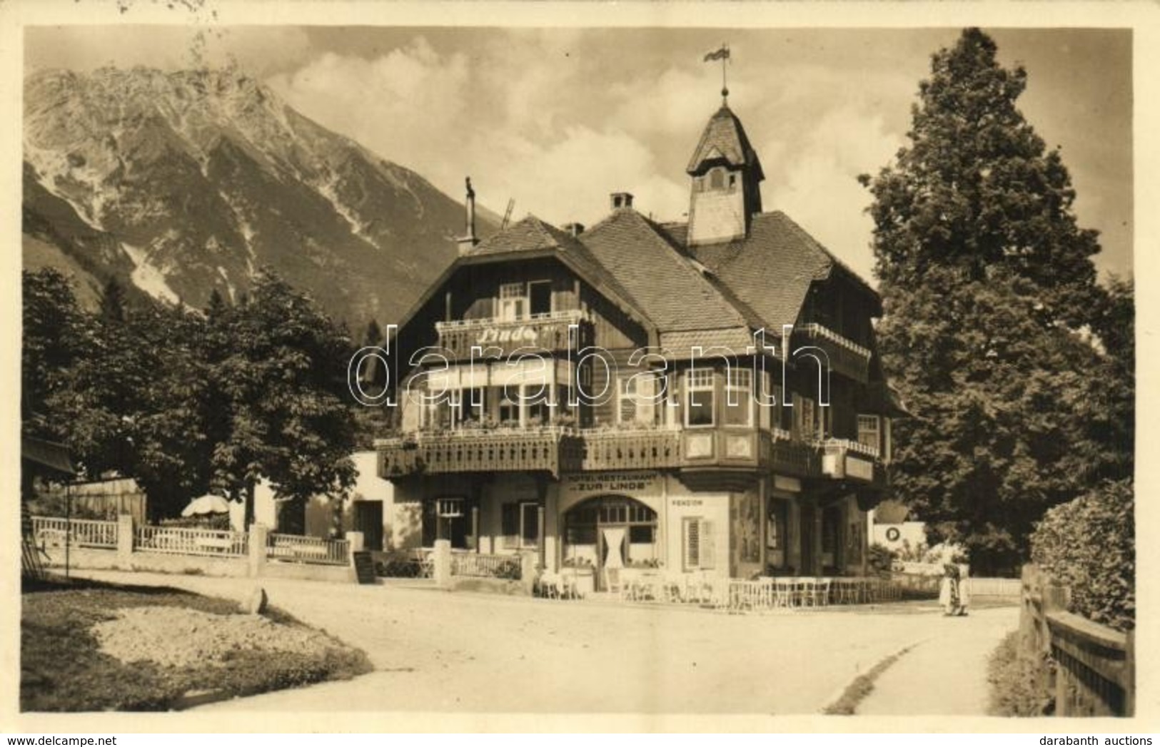 T1/T2 1938 Innsbruck, Hotel-Restaurant 'Zur Linde' - Other & Unclassified