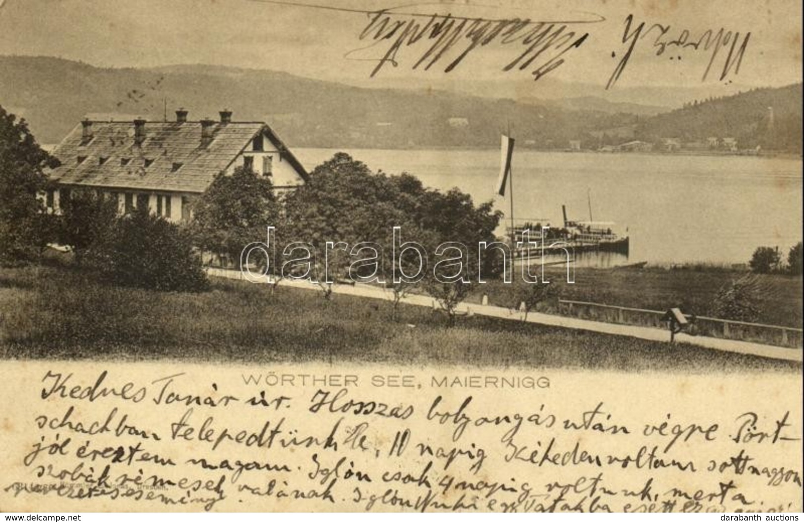 T2/T3 1906 Maiernigg, Wörthersee / Ship Station. Römmler & Jonas (fl) - Other & Unclassified