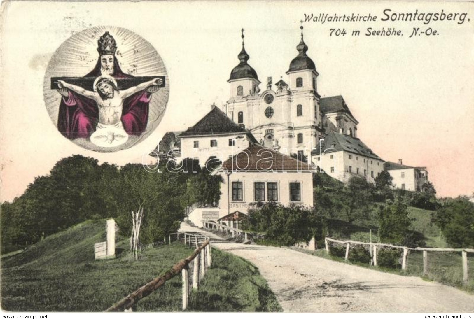 T2/T3 Sonntagberg, Wallfahrtskirche, Gasthof / Church, Guest House (EK) - Sonstige & Ohne Zuordnung