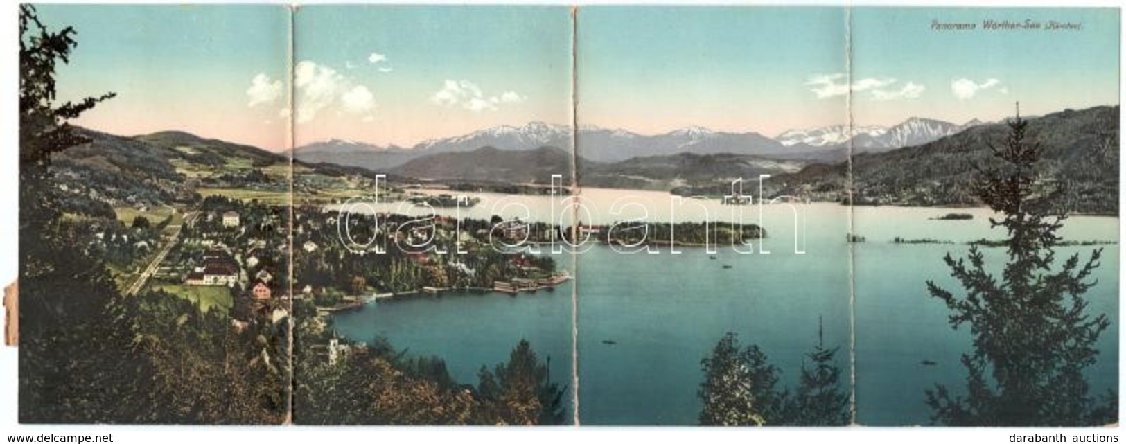 T3/T4 Wörthersee. 4-tiled Folding Panoramacard (torn At Fold) - Other & Unclassified