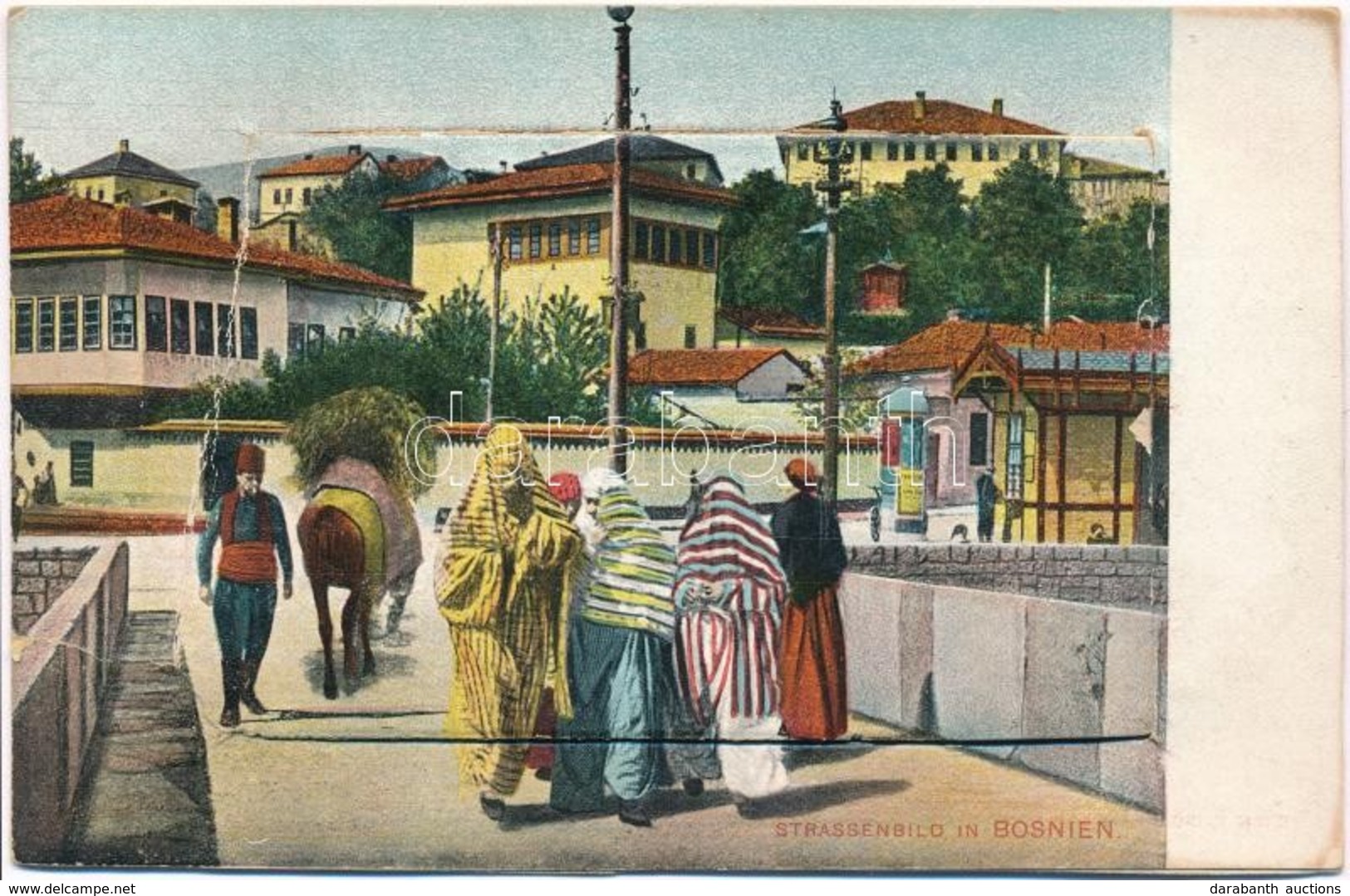 ** T2 Sarajevo, Strassenbild In Bosnien / Street View, Folklore. Leporellocard - Sonstige & Ohne Zuordnung