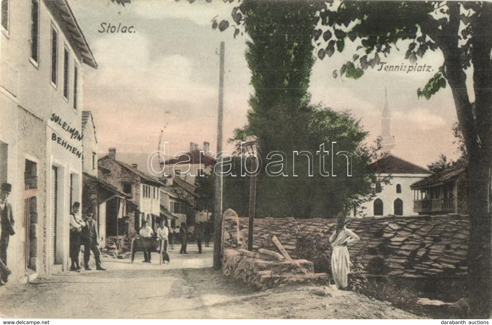 T2 Stolac, Tennisplatz / Tennis Court, Shop Of Sulejman Behmen - Sonstige & Ohne Zuordnung