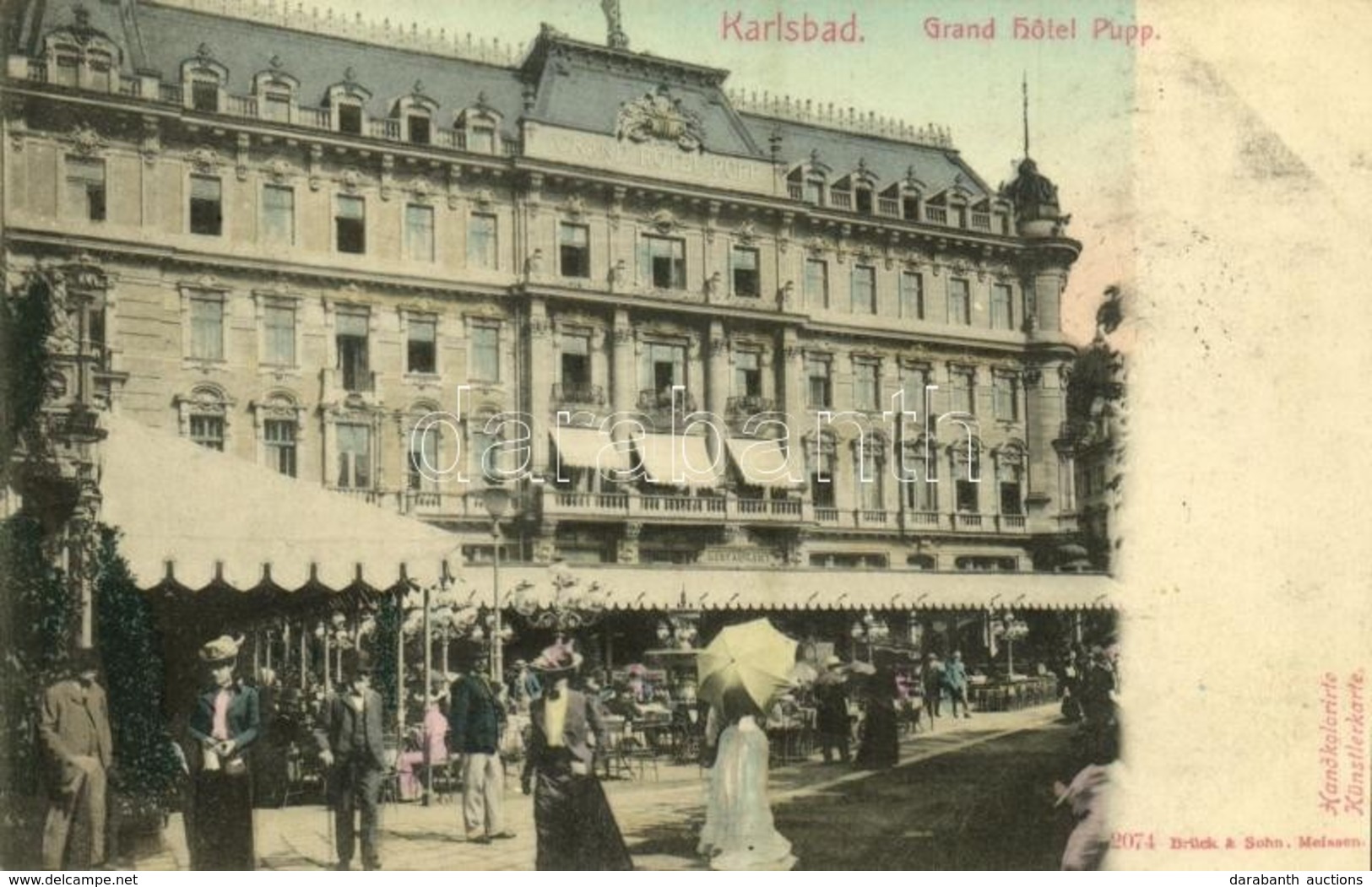 T2 1902 Karlovy Vary, Karlsbad; Grand Hotel Pupp - Unclassified