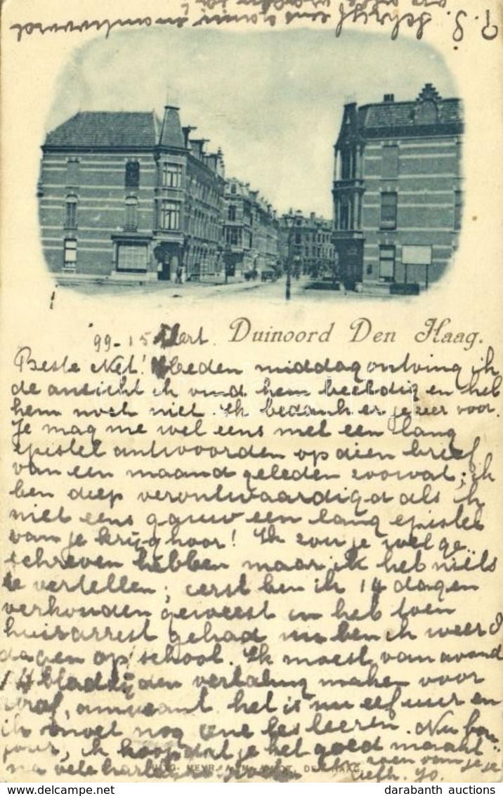 T2/T3 1899 The Hague, Den Haag; Duinoord / Street (EK) - Other & Unclassified