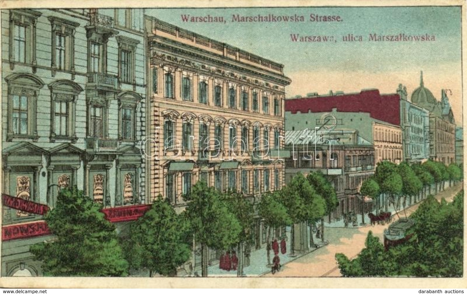 T2/T3 Warsaw, Warszawa, Warschau; Marschalkowska Strasse / Ulica / Street (EK) - Sonstige & Ohne Zuordnung