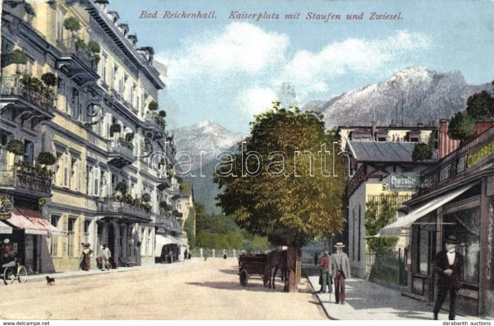 T2 Bad Reichenhall, Kaiserplatz Mit Staufen Und Zwiesel / Square - Unclassified