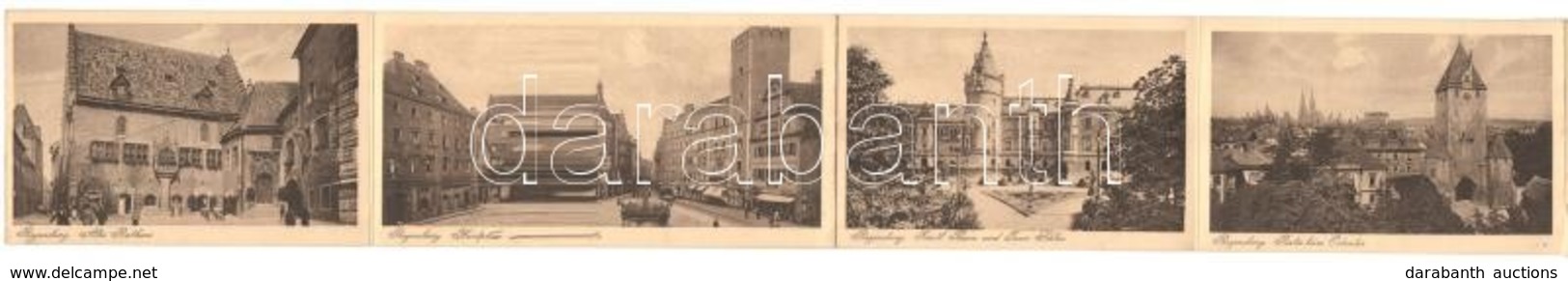 ** Regensburg - Leporello Booklet With 7 Unused Postcards - Ohne Zuordnung