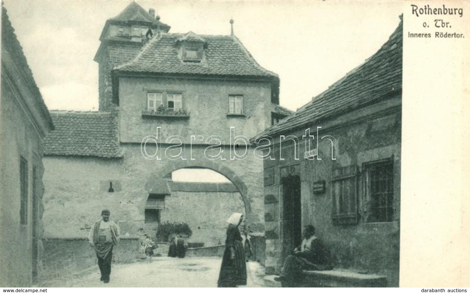 ** T1/T2 Rothenburg Ob Der Tauber, Inneres Rödertor / Gate, Shop - Ohne Zuordnung