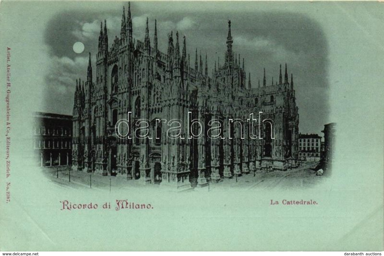 ** T1/T2 Milan, Milano; Cattedrale / Cathedral At Night - Sonstige & Ohne Zuordnung