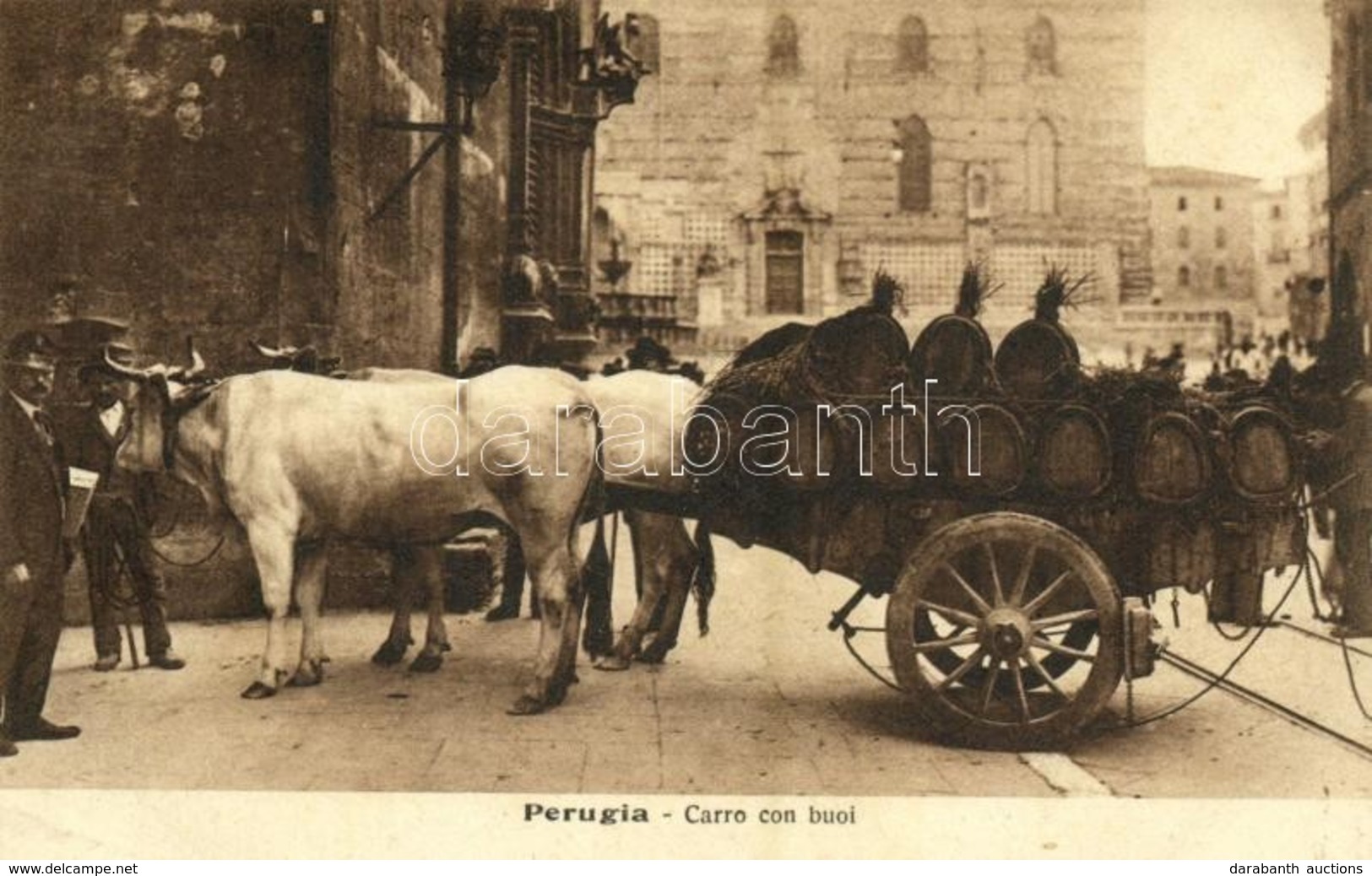 ** T1 Perugia, Carro Con Buoi / Ox Cart - Other & Unclassified
