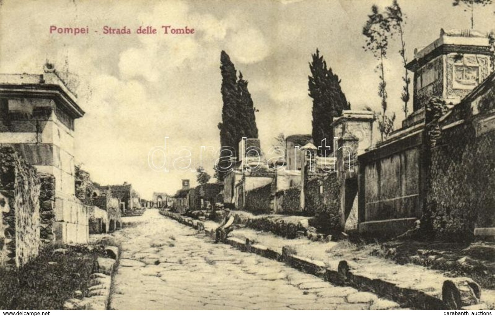 * T2/T3 1913 Pompei, Strada Delle Tombe / Tomb Street (Rb) - Other & Unclassified