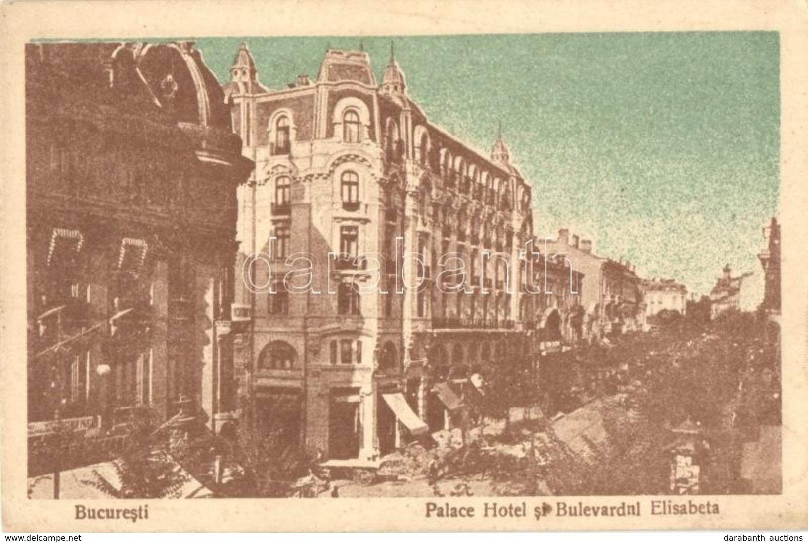 ** T2/T3 Bucharest, Bucuresti; Palace Hotel Si Bulevardni Elisabeta / Hotel, Boulevard (EK) - Other & Unclassified