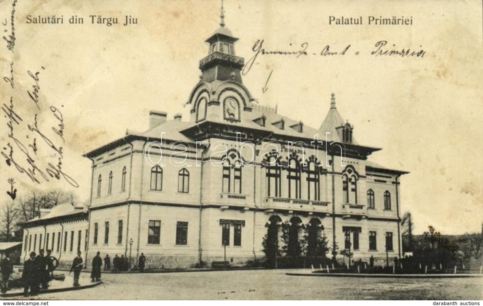 * T3 1907 Targu Jiu, Zsilvásárhely; Palatul Primariei / Palace Of The Town Hall (Rb) - Sonstige & Ohne Zuordnung