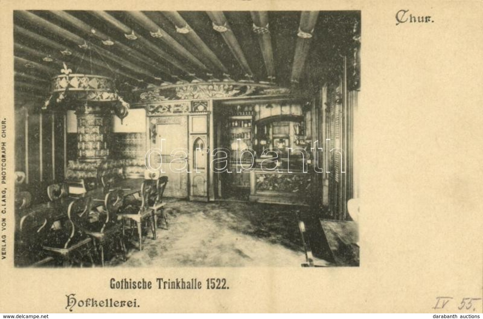 ** T2 Chur, Hofkellerei, Gothische Trinkhalle 1522 / Restaurant Interior - Sonstige & Ohne Zuordnung