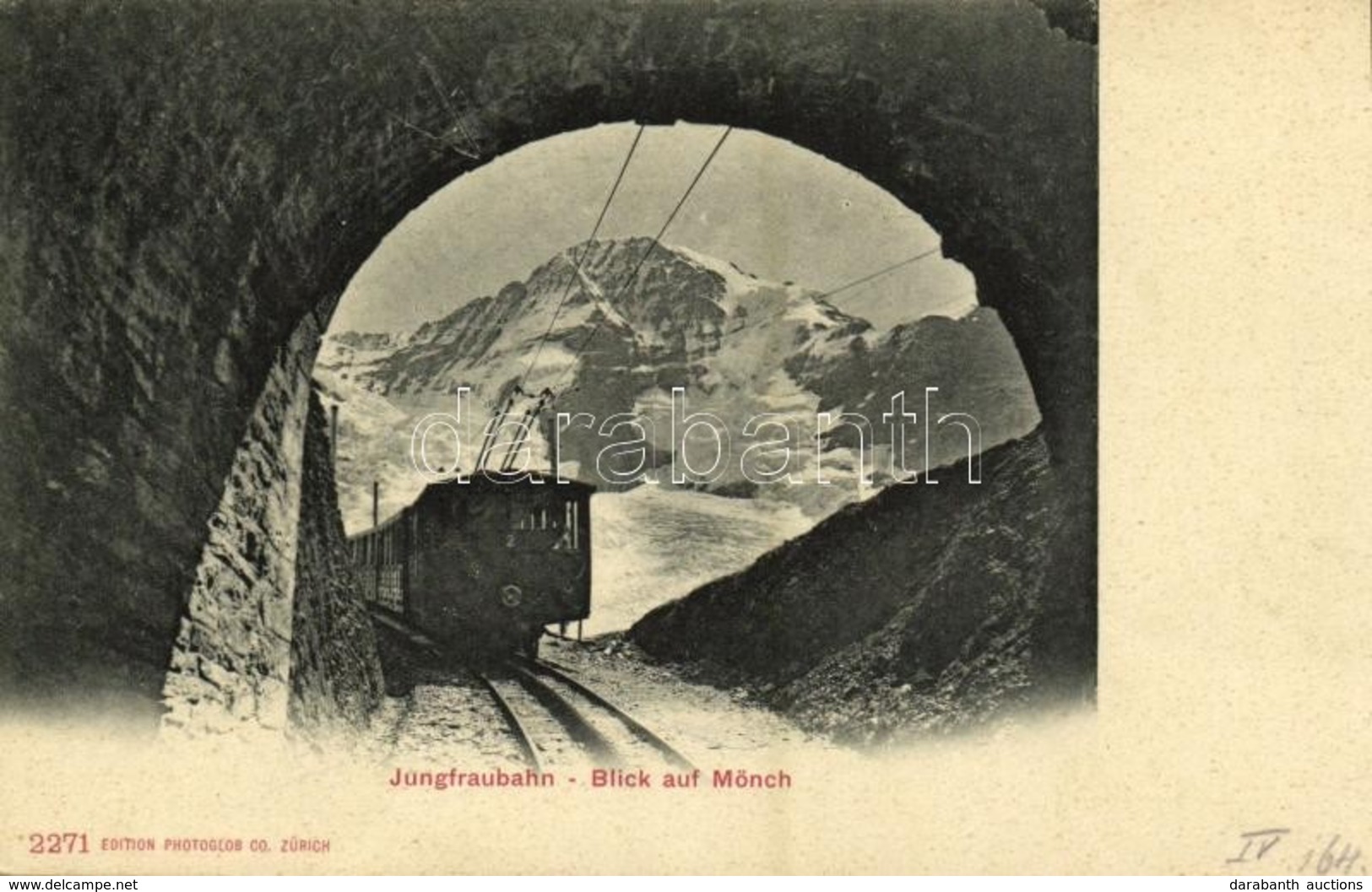 ** T2 Mönch, Jungfraubahn / Gauge Rack Railway Tunnel, Train - Other & Unclassified