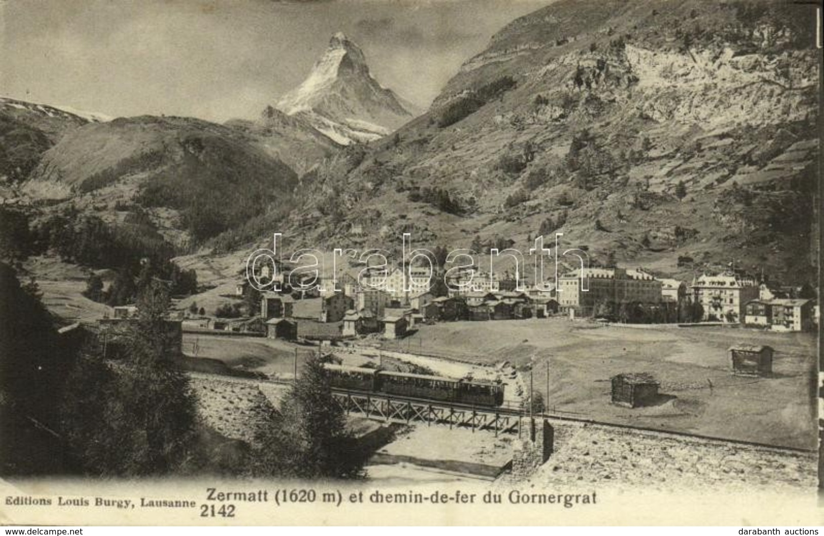 ** T2 Zermatt, Chemin-de-fer Du Gornergrat / General View, Railway, Train, Mountain - Other & Unclassified