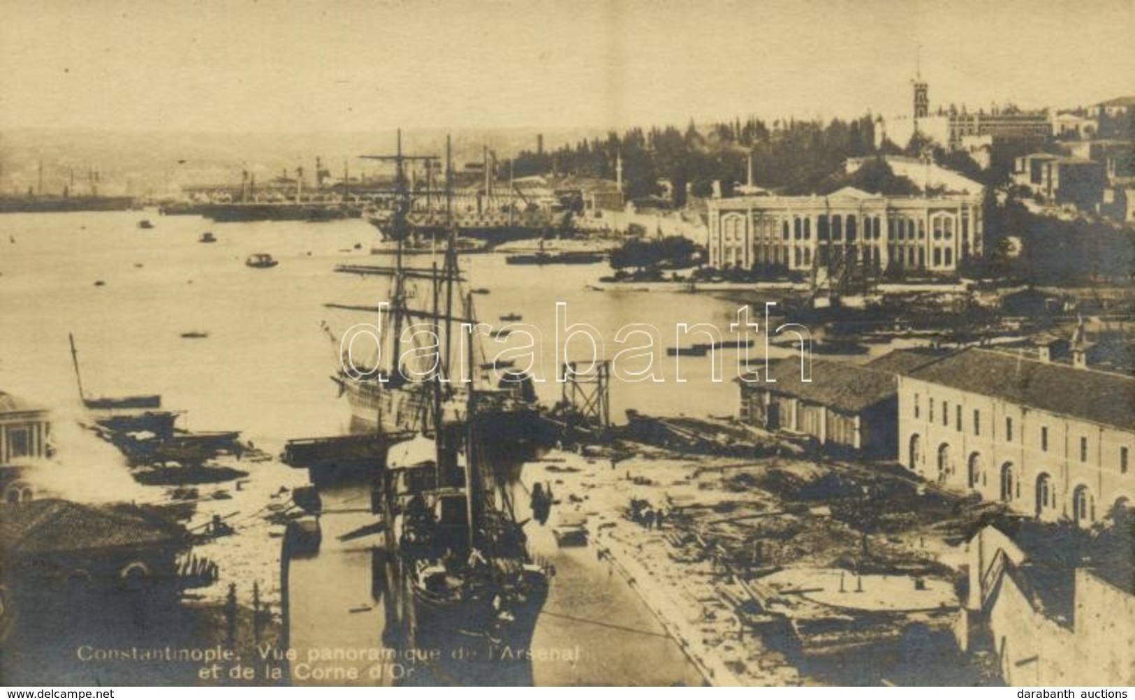 ** T1 Constantinople, Istanbul, Stamboul; Vue Panoramique De L'Arsenal Et De La Corne D'Or / Arsenal, Bay, Harbour, Ship - Other & Unclassified
