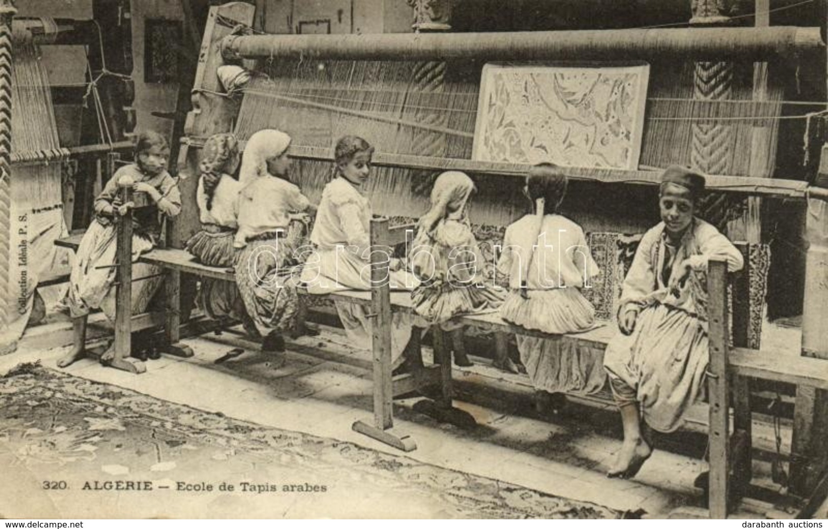 T2/T3 Algerie, Ecole De Tapis Arabes / Carpet Weavers, Algerian Folklore (EK) - Sin Clasificación