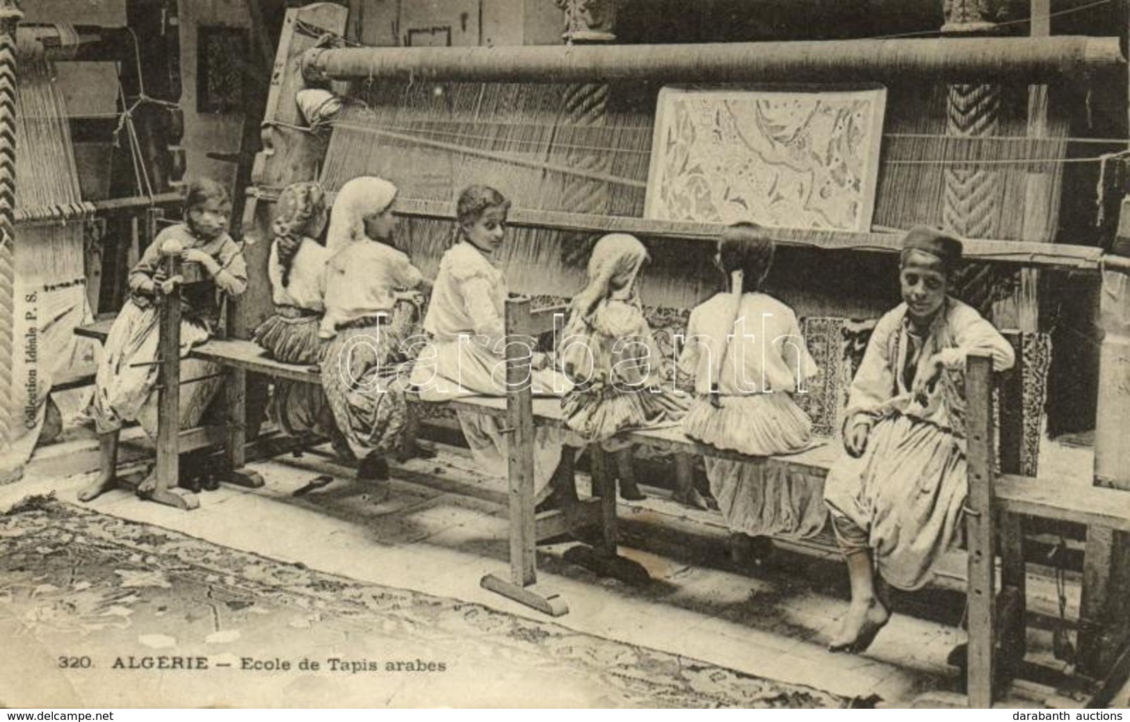 T2/T3 Algerie, Ecole De Tapis Arabes / Carpet Weavers, Algerian Folklore (EK) - Ohne Zuordnung