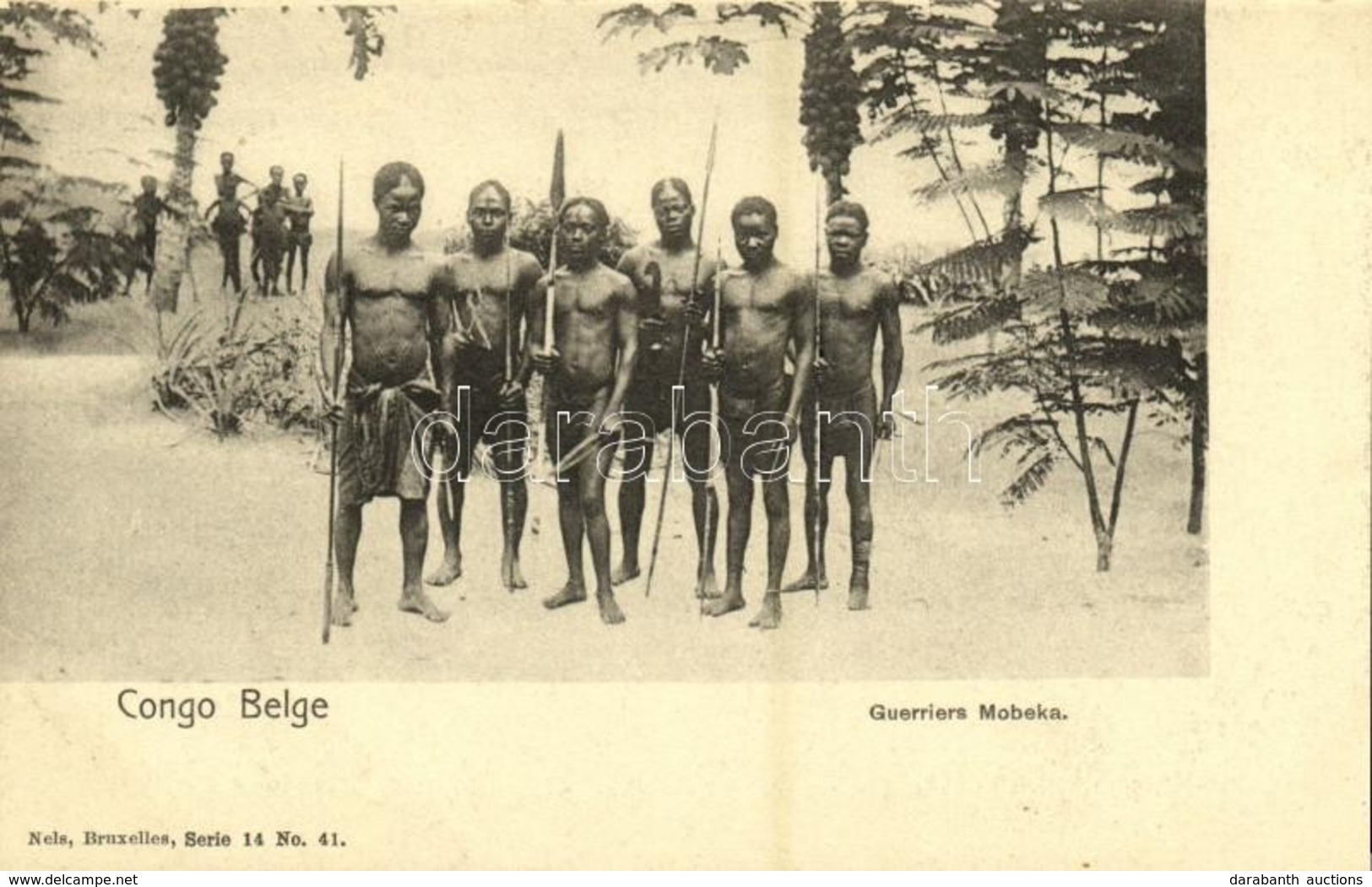 ** T1 Congo Belge, Guerriers Mobeka / Mobeka Warriors, Folklore From The Congo - Ohne Zuordnung