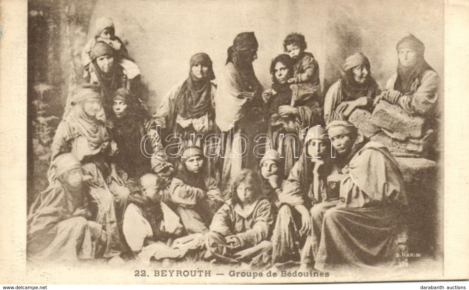 T2 Beyrouth - Groupe De Bedouines / Bedouin People, Folklore - Unclassified
