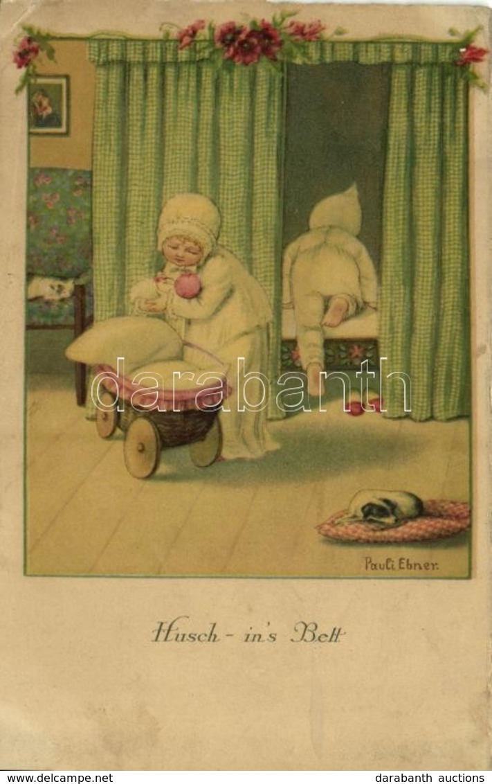* T2/T3 Husch - In's Bett / Children Art Postcard. AR. No. 1426.  S: Pauli Ebner (EK) - Unclassified