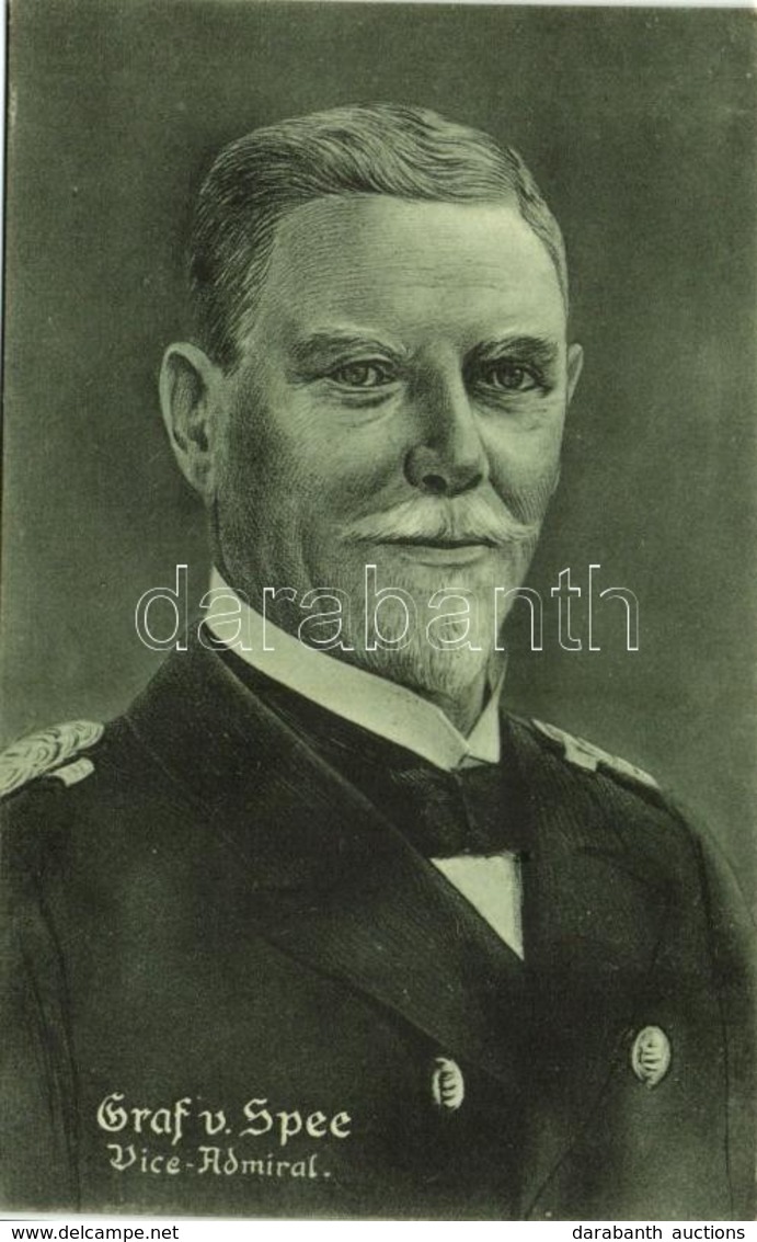 ** T1/T2 Graf V. Spee, Vice-Admiral / WWI German Navy Admiral - Unclassified