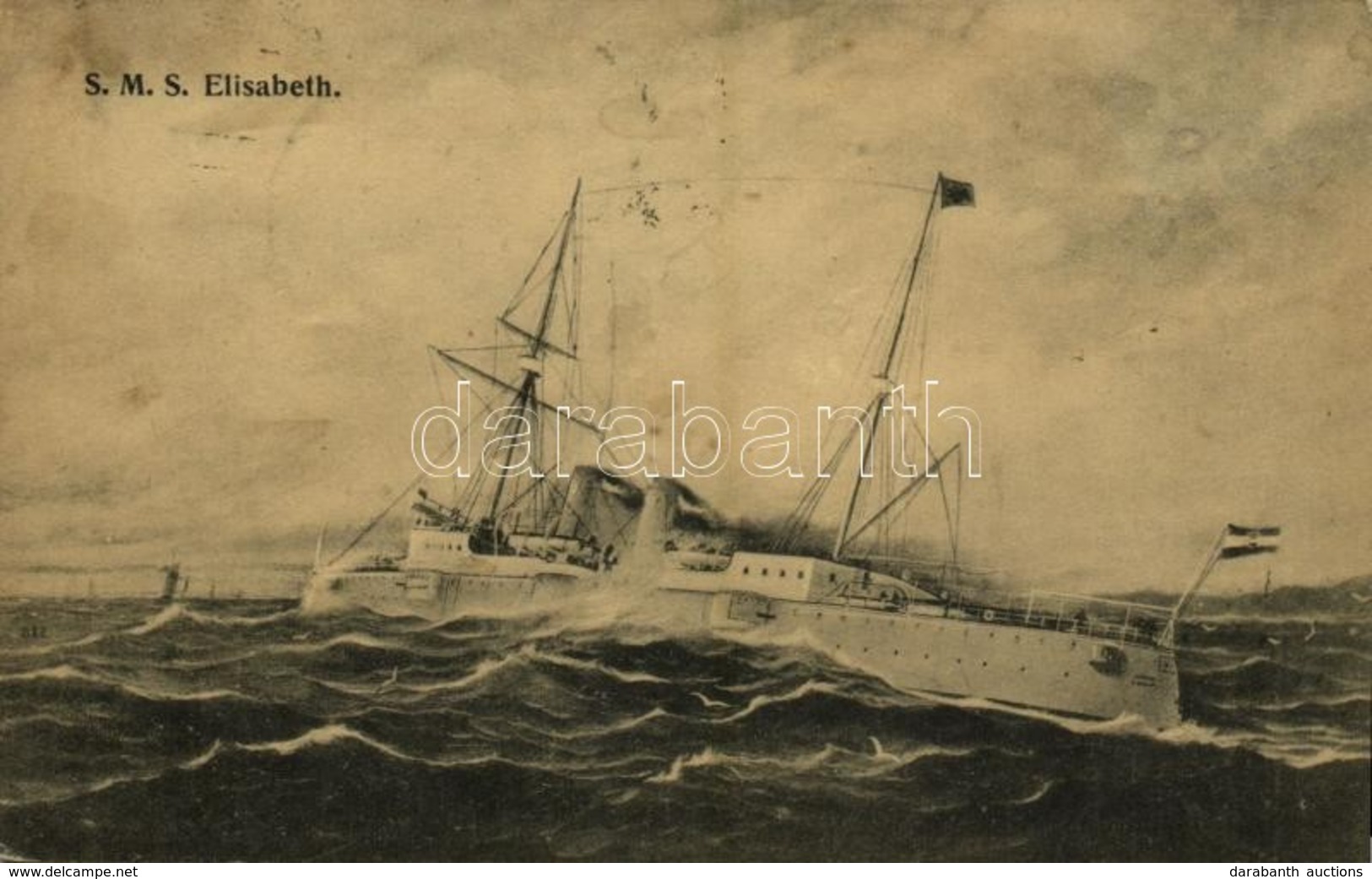 * T2/T3 SMS Kaiserin Elisabeth Az Osztrák-Magyar Haditengerészet I. Ferenc József-osztályú Védett Cirkálója / Austro-Hun - Unclassified