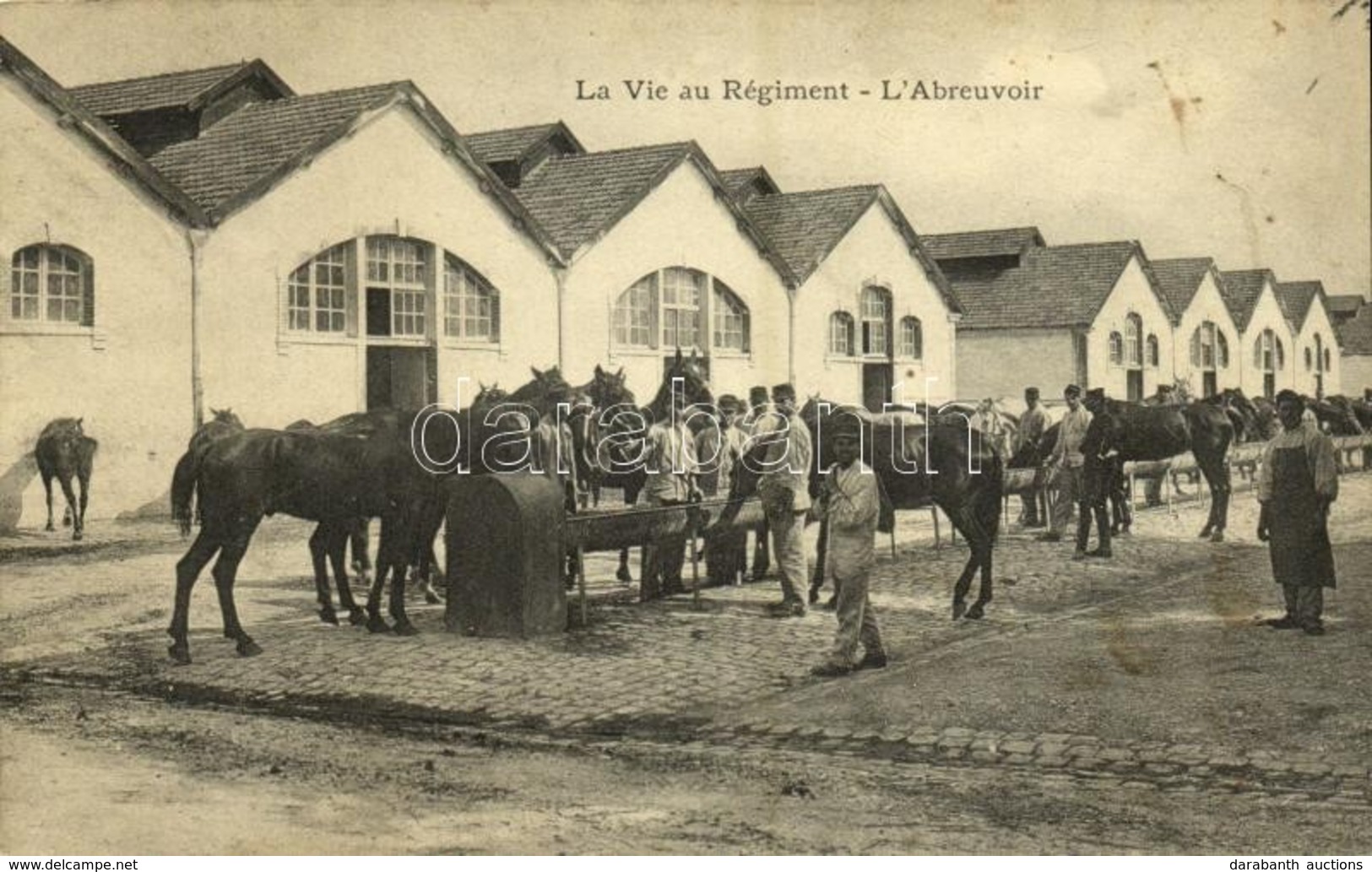 * T2 1915 La Vie Au Régiment, L'Abreuvoir / Cavalry Regiment, Horse Watering - Ohne Zuordnung