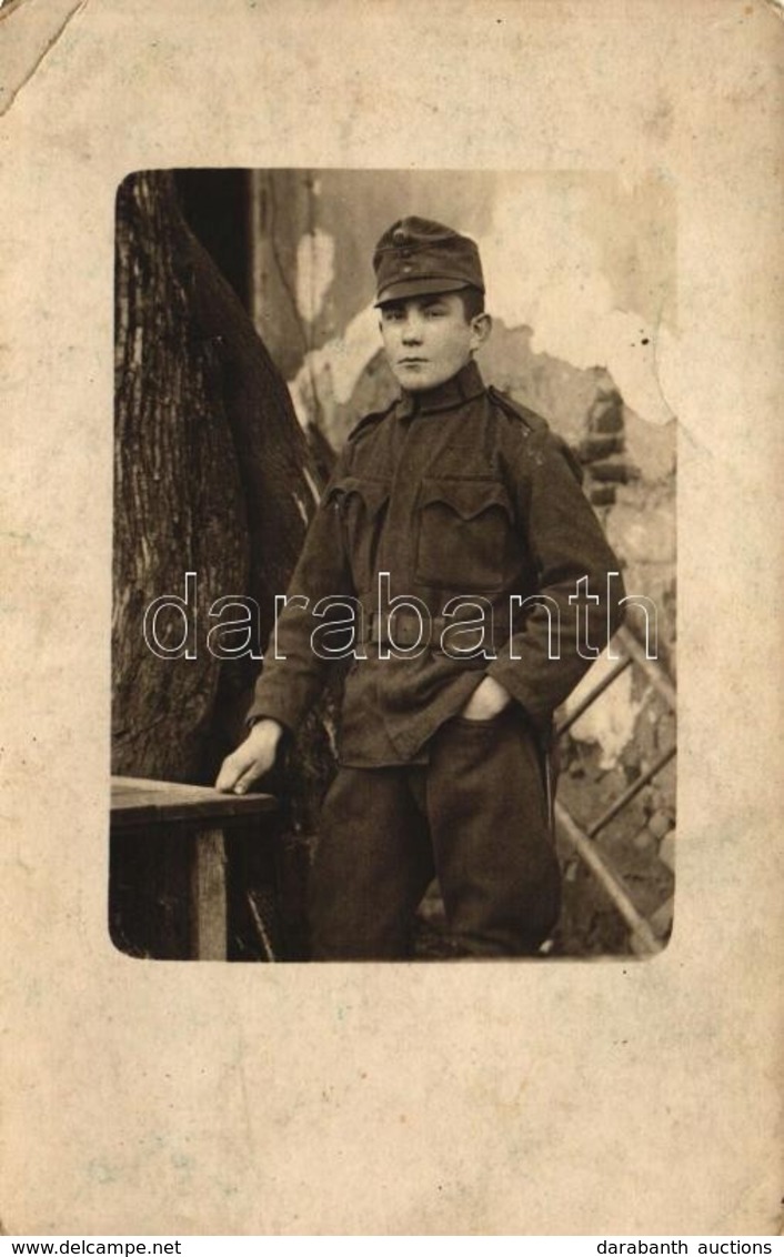 * T2/T3 Első Világháborús Osztrák-magyar Katona / WWI K.u.K. (Austro-Hungarian) Military, Soldier. Photo (EK) - Unclassified