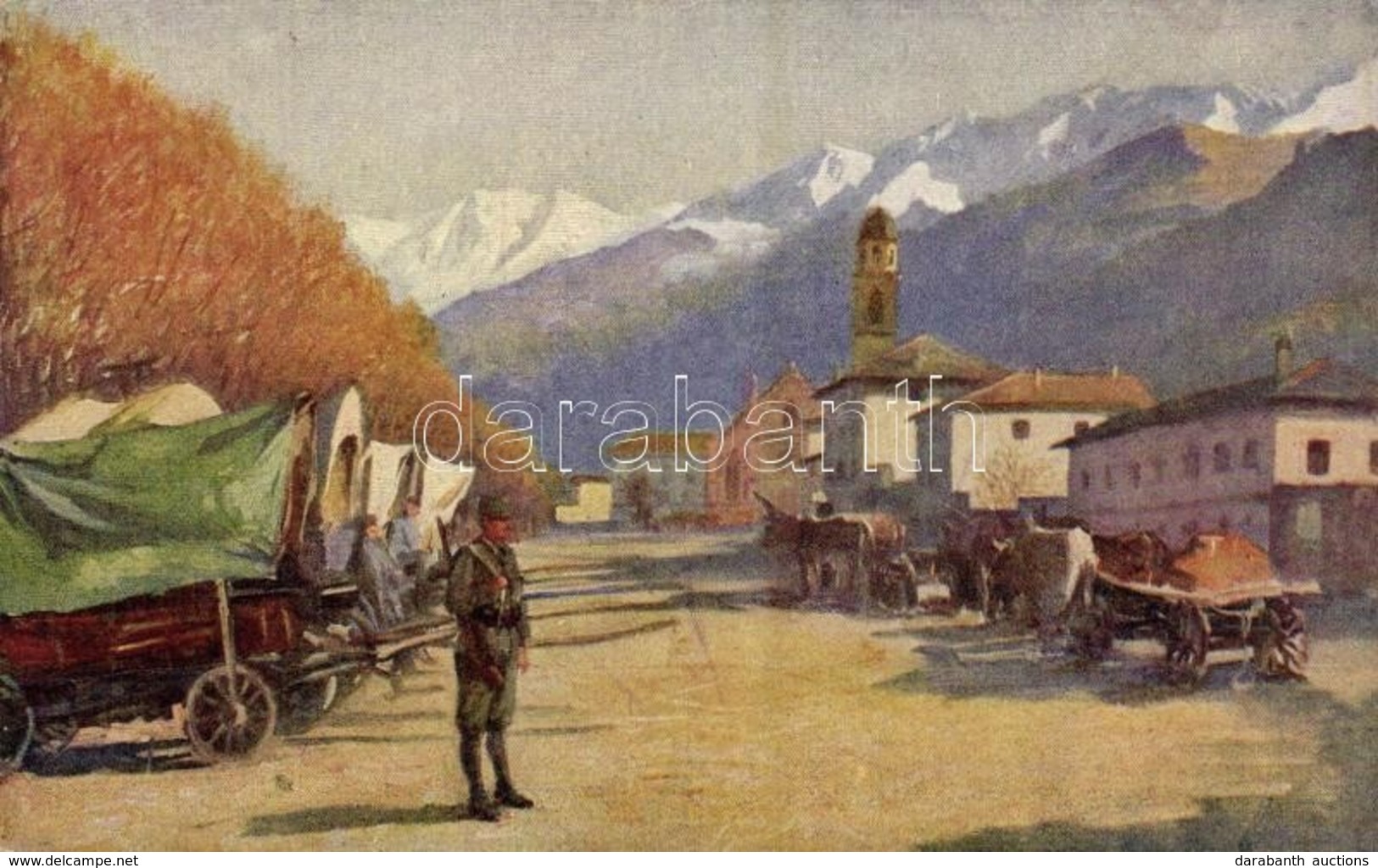 ** T2 Strasse In Persen, Suganatal (Südtirol). Kriegshilfsbüro Nr. 534. / WWI Austro-Hungarian K.u.K. Military, Street V - Unclassified