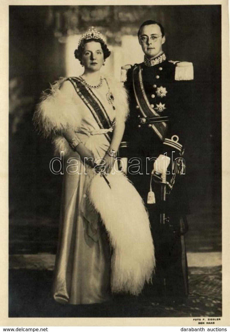 ** T1 Prinses Juliana En Prins Bernhard / Princess Juliana And Prince Bernhard Of The Netherlands (14,4 Cm X 10,2 Cm) - Ohne Zuordnung