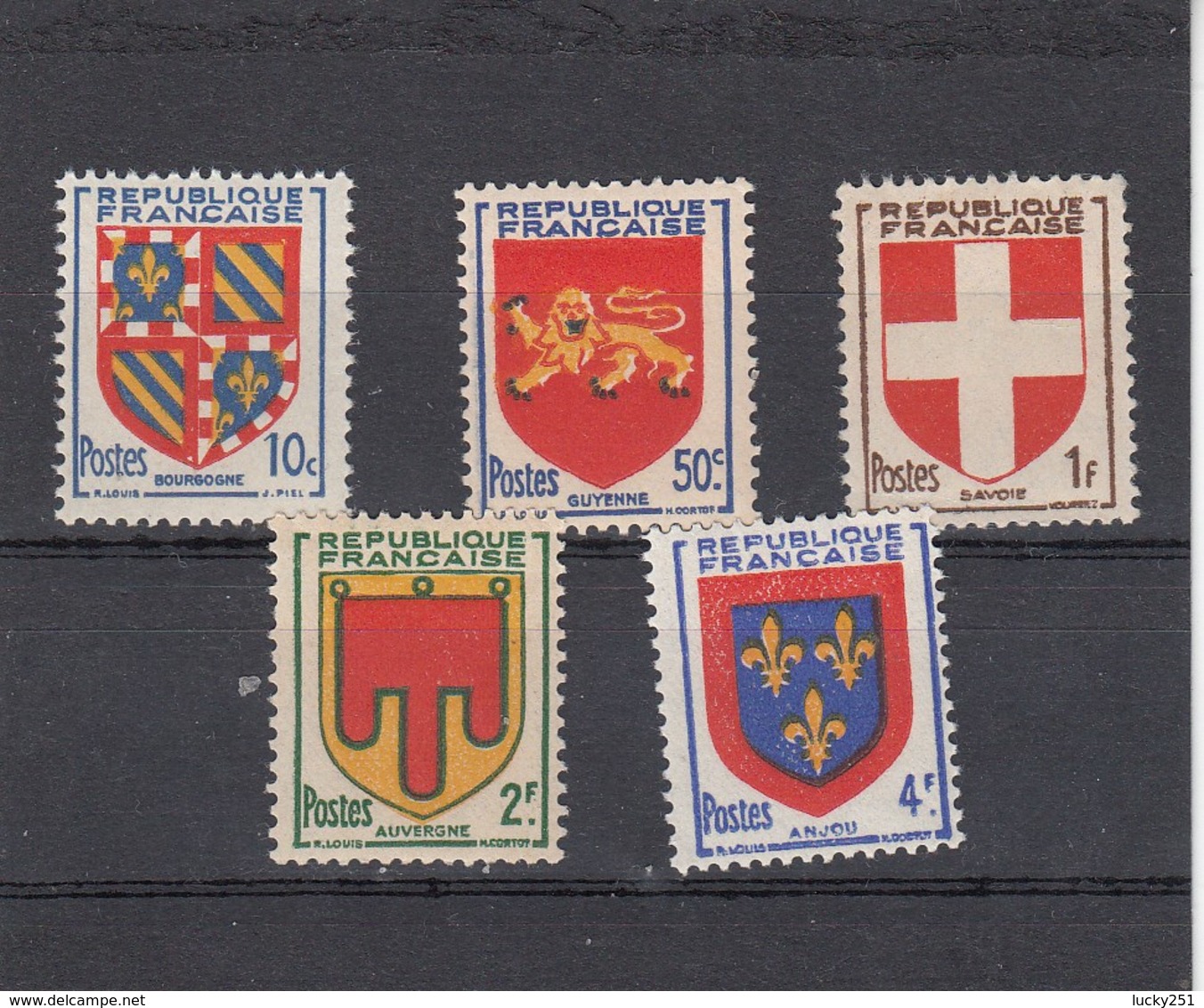 France - 1949 - N° YT 834/38** - Armoiries De Provinces - Nuovi