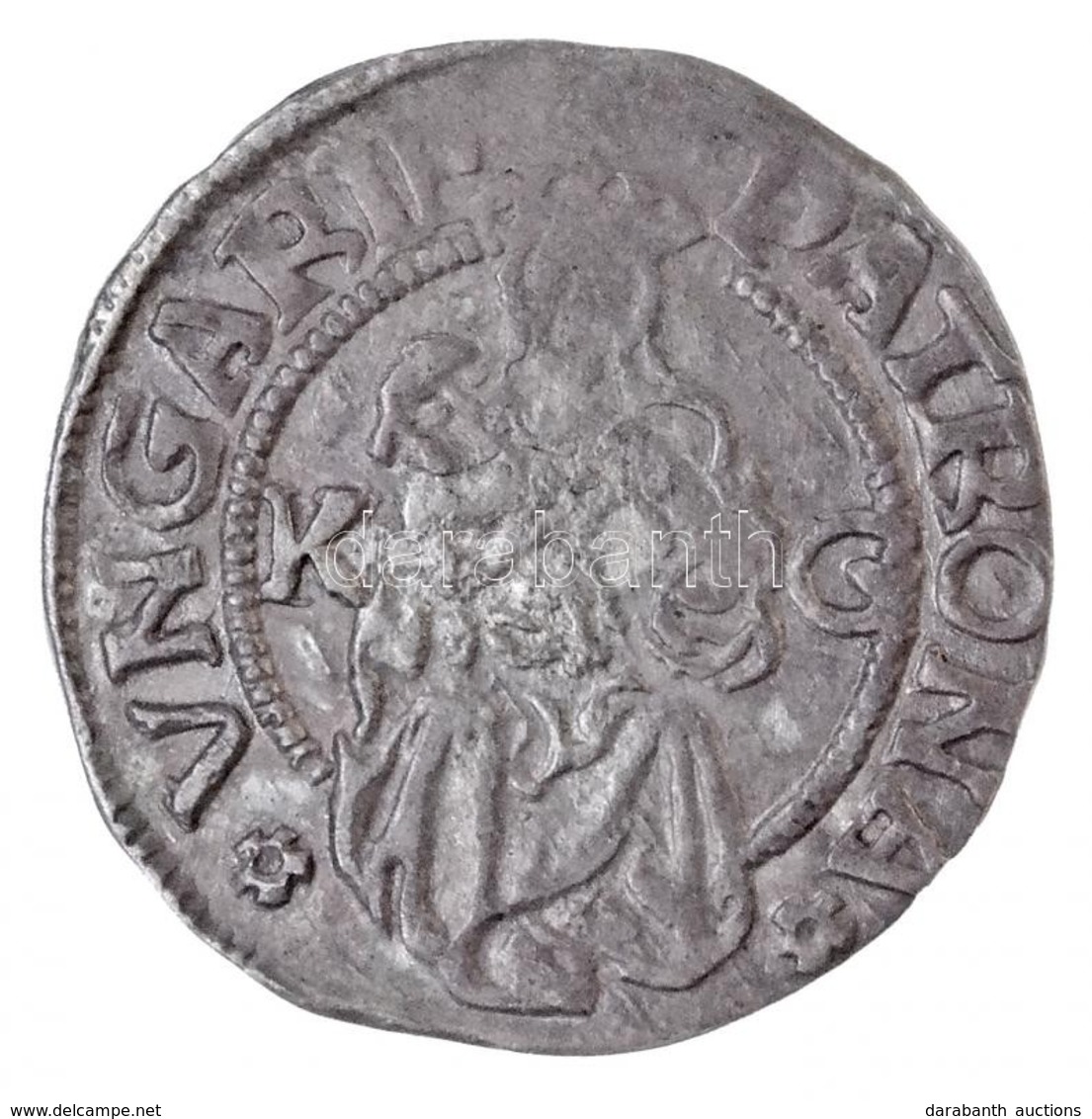 1516K-G Denár Ag 'II. Lajos' (0,60g) T:2,2- 
Hungary 1516K-G Denar Ag 'Louis II' (0,60g) C:XF,VF 
Huszár: 841., Unger I. - Sin Clasificación