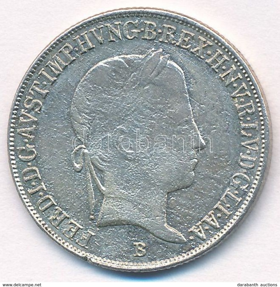 1846KB 20kr Ag 'V. Ferdinánd' T:2-,3 
Hungary 1846KB 20 Kreuzer Ag 'Ferdinand V' C:VF,F - Unclassified