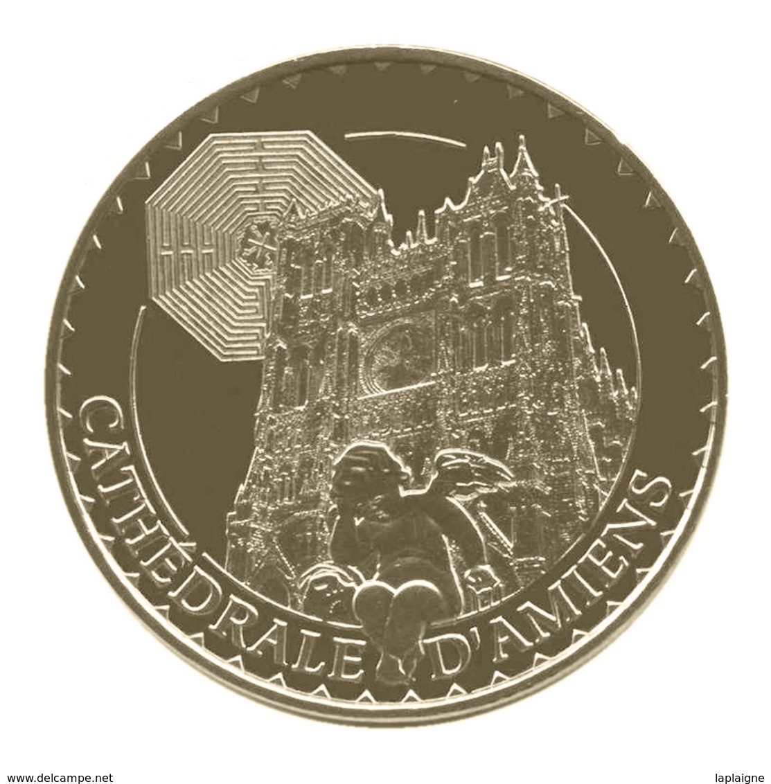 Monnaie De Paris , 2014 , Amiens , Cathédrale , Ange Pleureur Et Labyrinthe - Autres & Non Classés