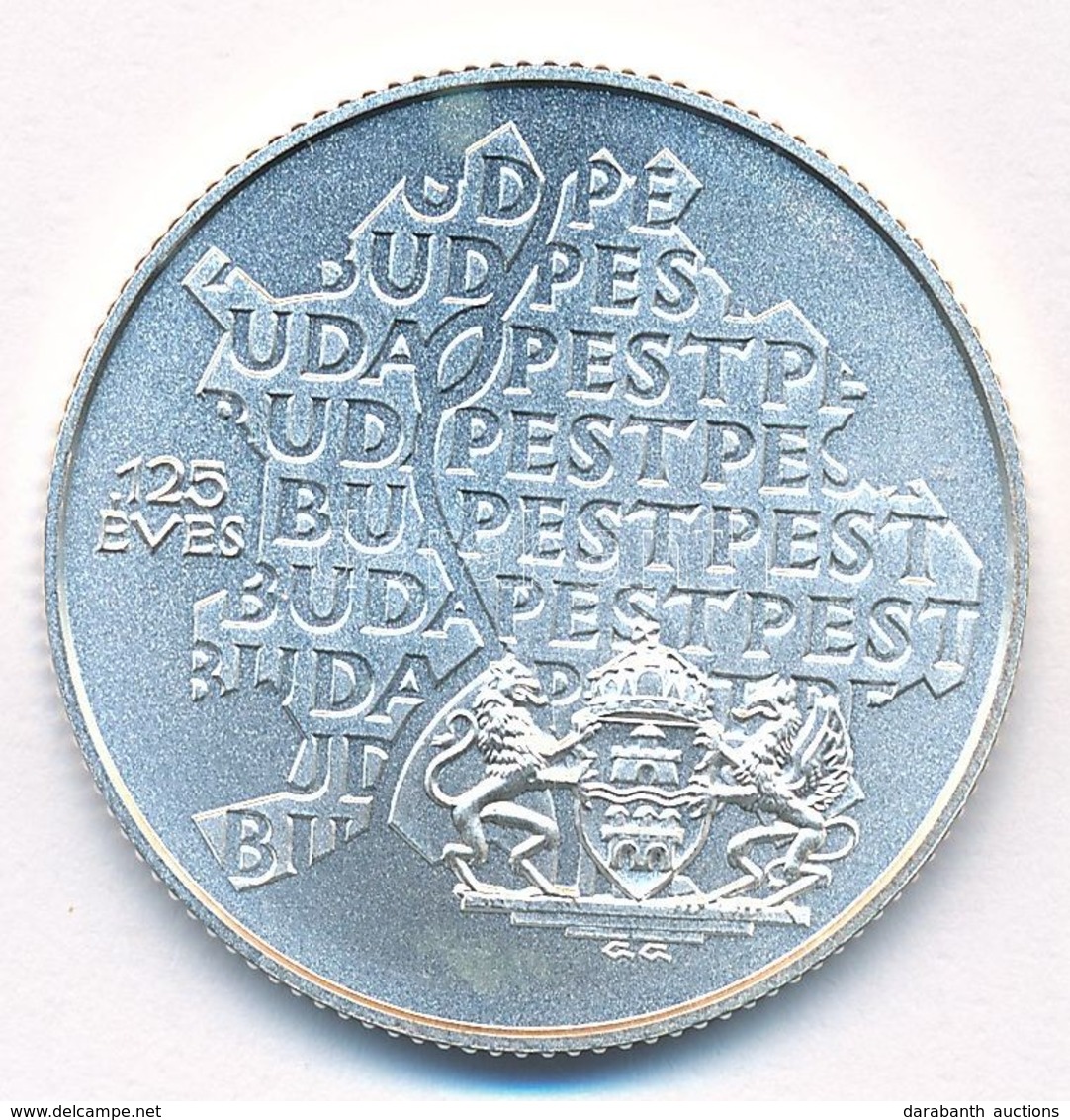 1998. 750Ft Ag 'Budapest 125 éves' T:BU Adamo EM149 - Unclassified